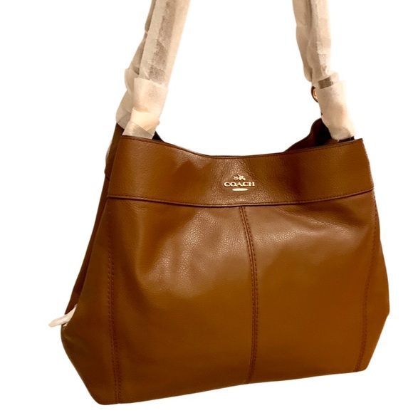 NWT Coach, pebbled, leather large, Lexy shoulder bag - Picture 2 of 14